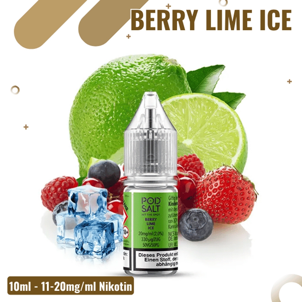 POD SALT XTRA Liquid 10mg - Berry Lime Ice