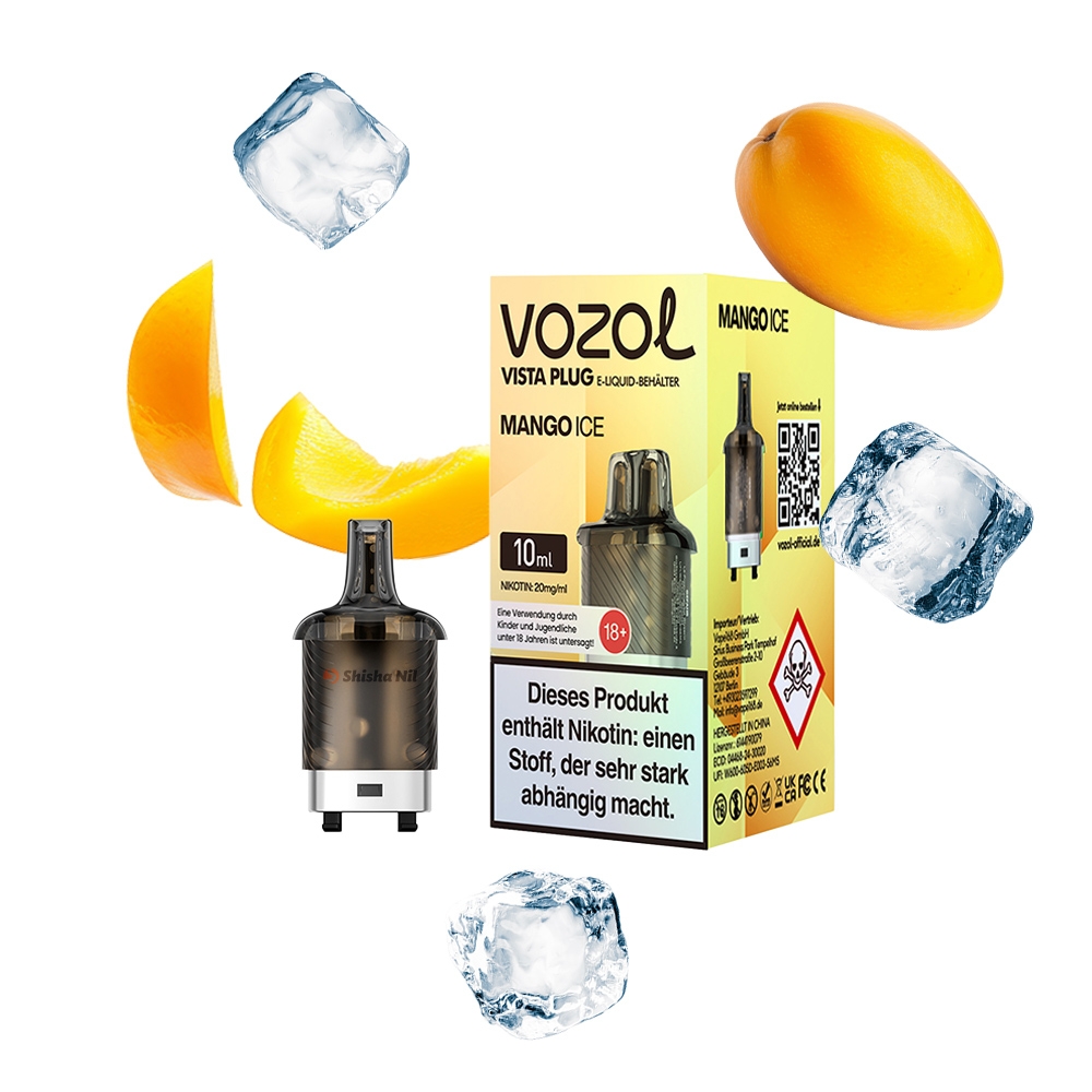 Vozol Vista Plug Pod 10ml - Mango Ice