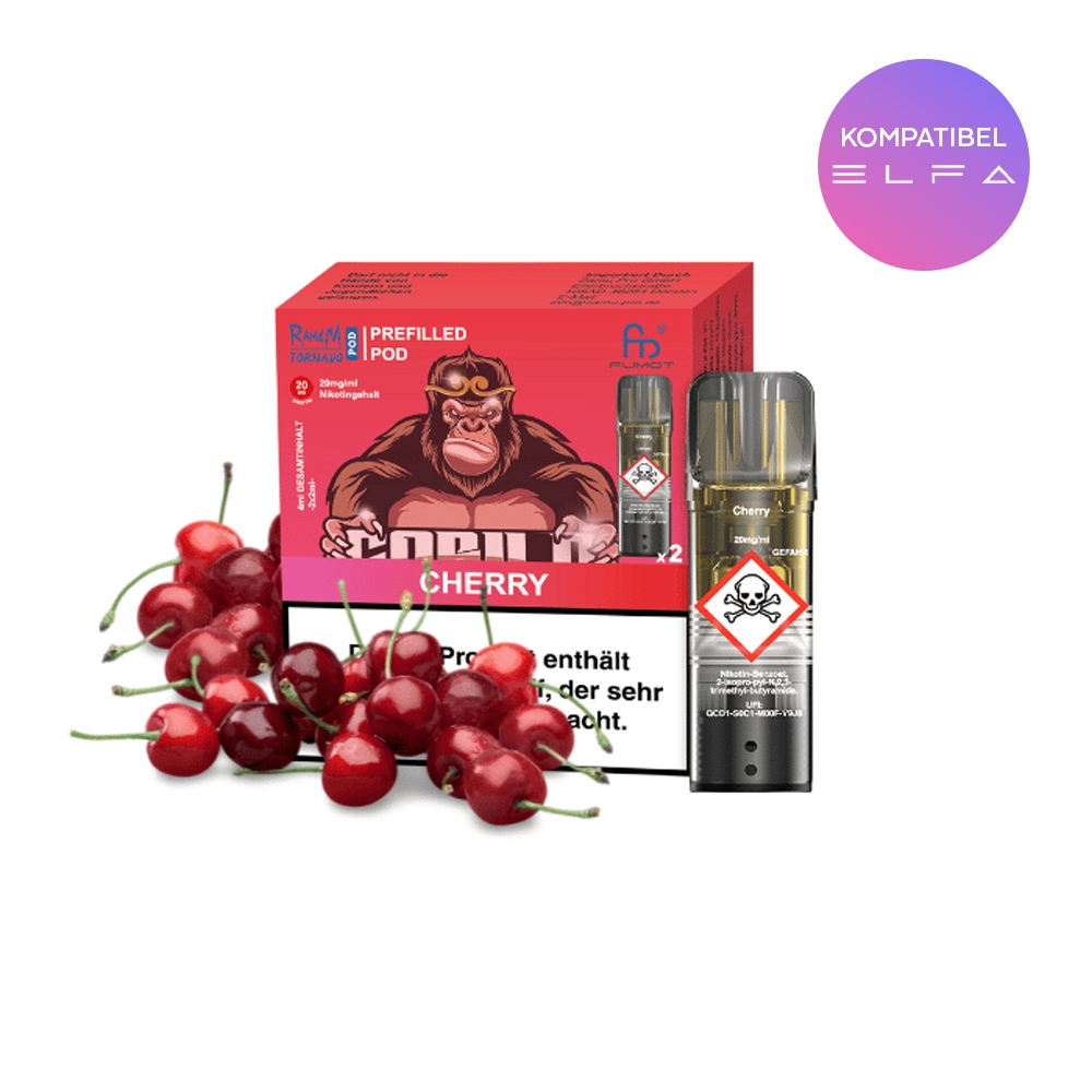 RandM Tornado Pods (2stk) 20mg - Cherry 