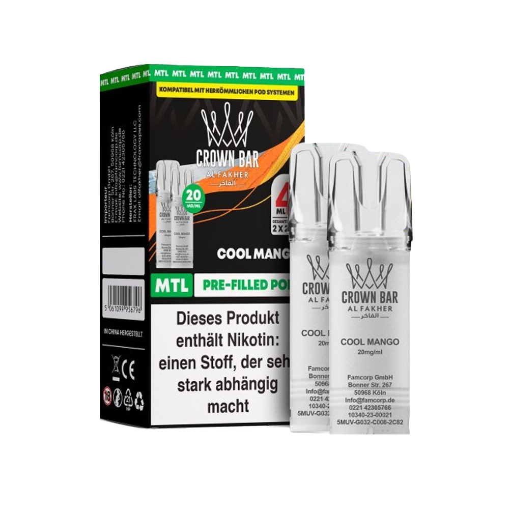 Al Fakher Pod (2er Pack) - Cool Mango 20mg (MTL)