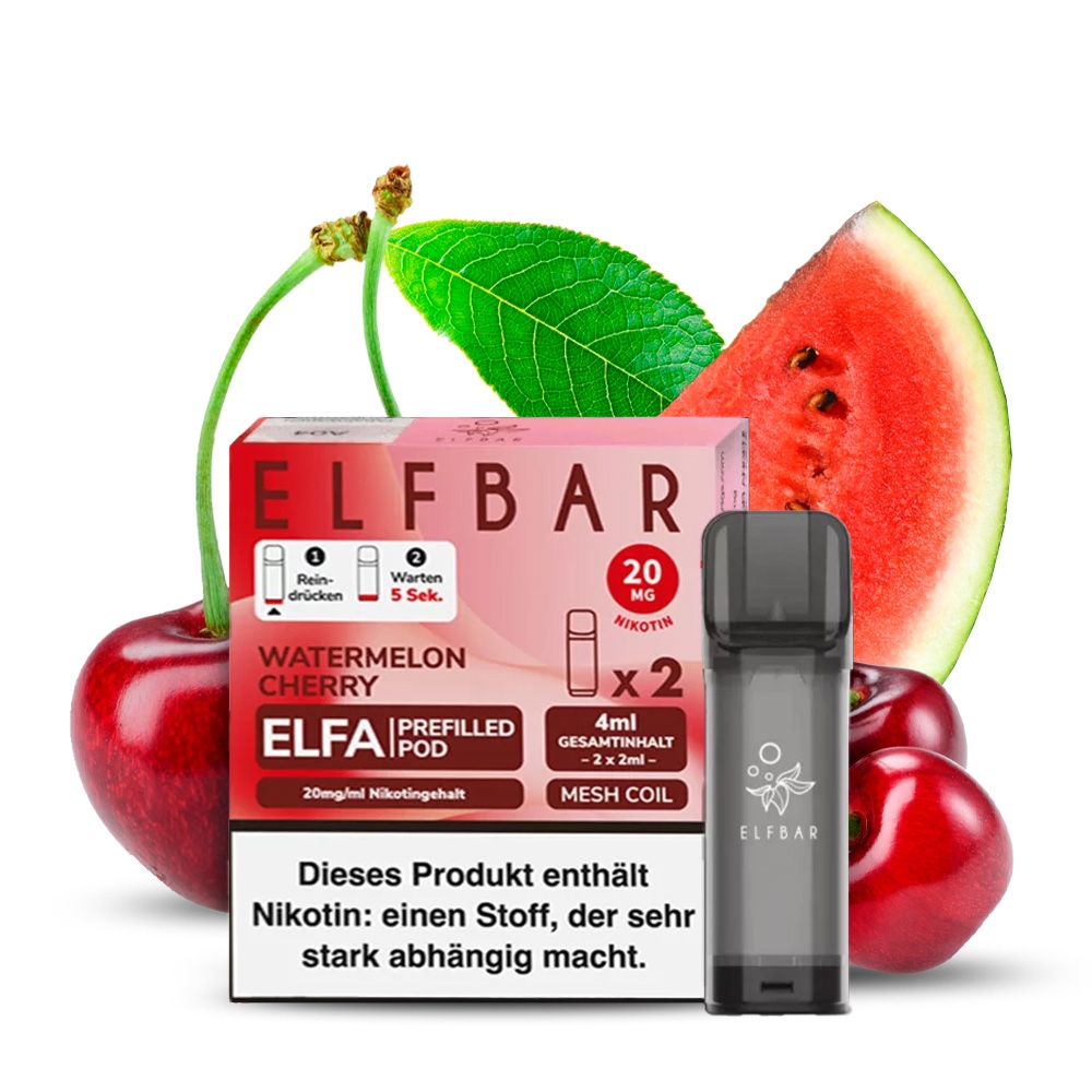 Elfbar ELFA POD (2stk) - Watermelon Cherry 20mg