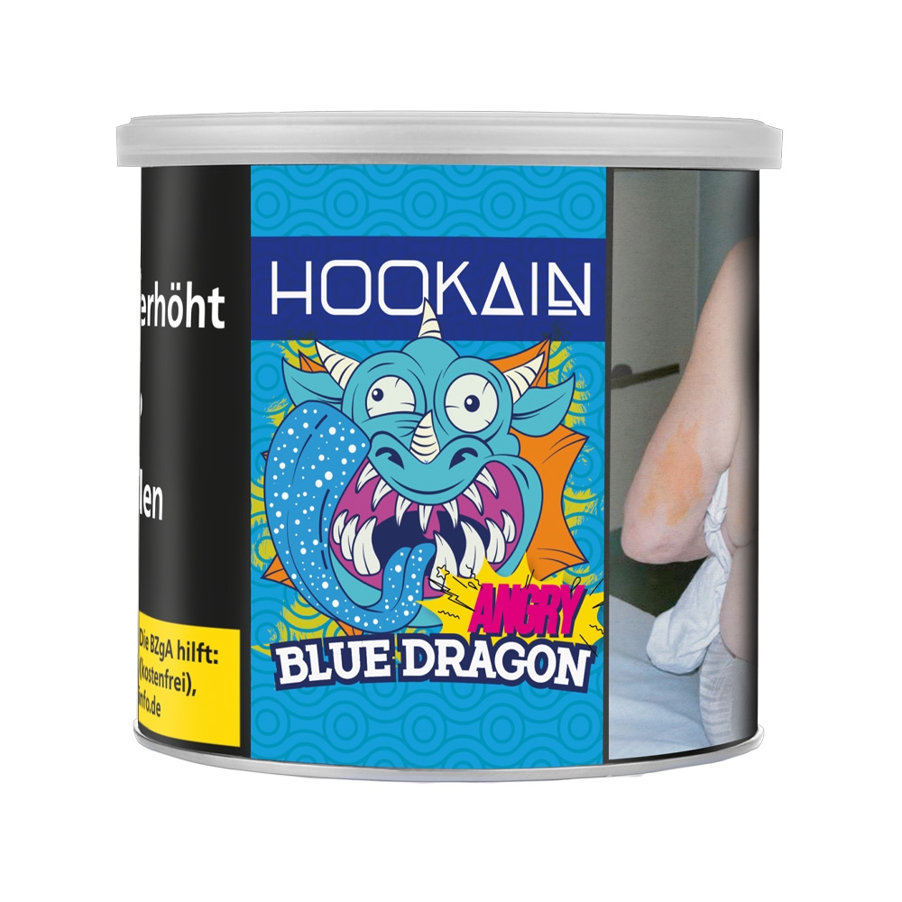 Hookain Tobacco 200g - Angry Blue Dragon