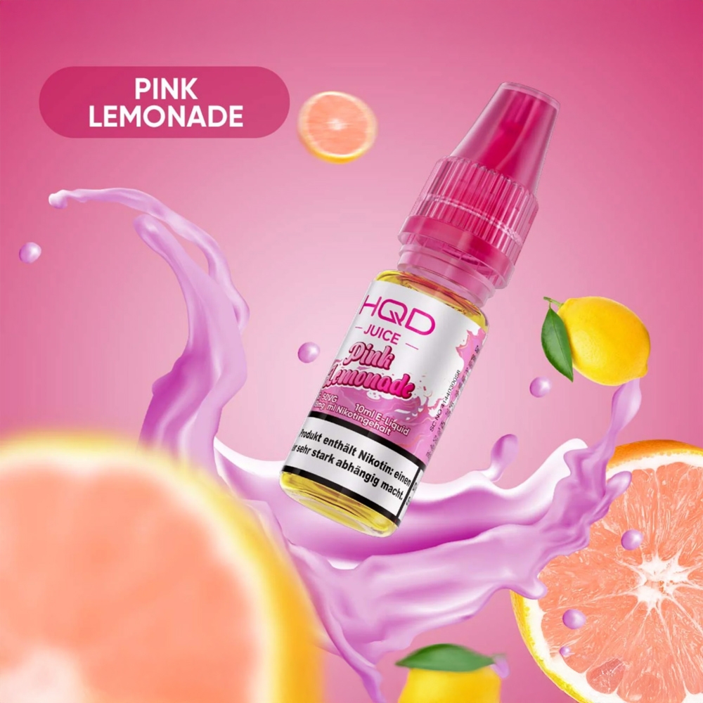 HQD Juice 18mg Liquid - Pink Lemonade