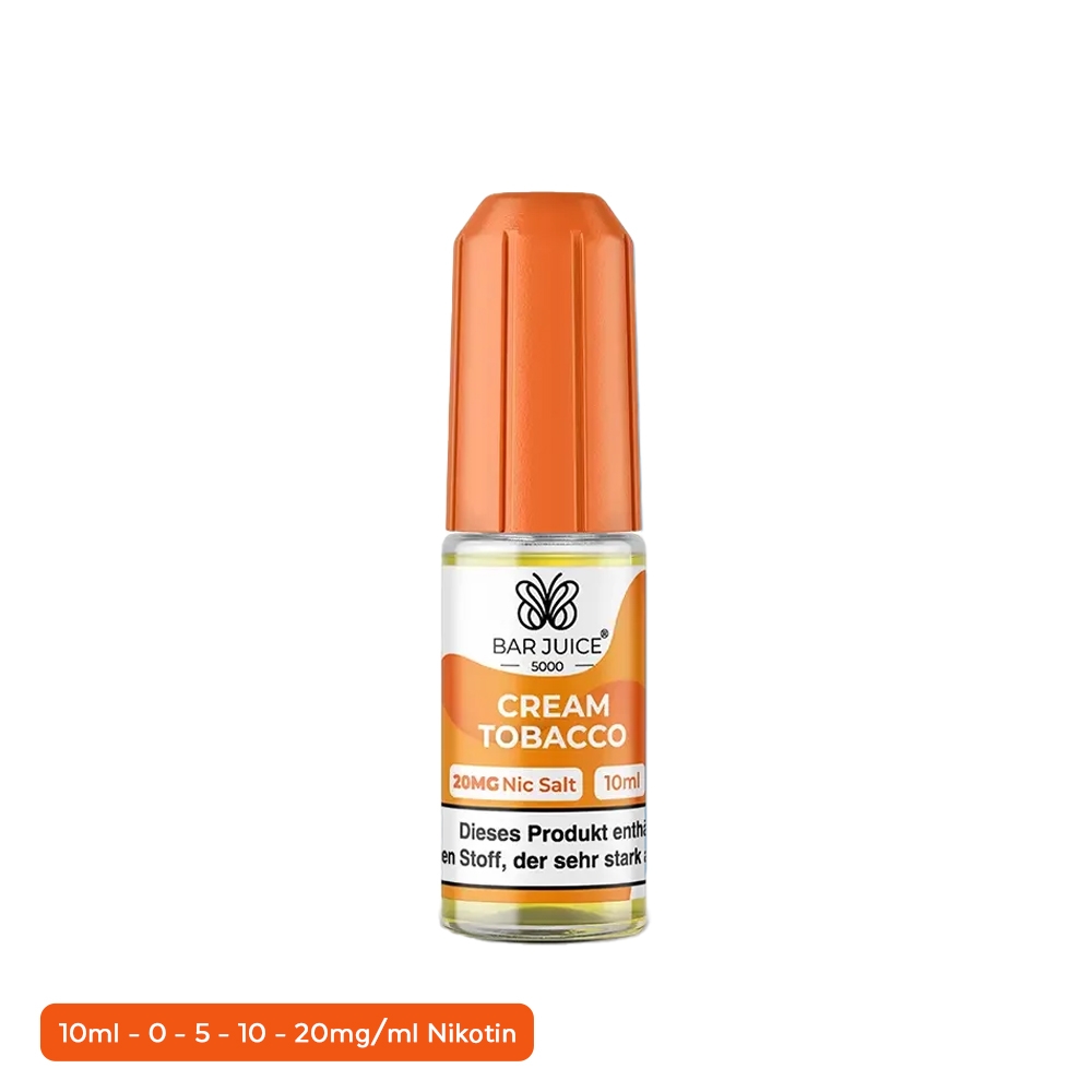 Bar Juice 5000 Nicsalt 10mg - Cream Tobacco