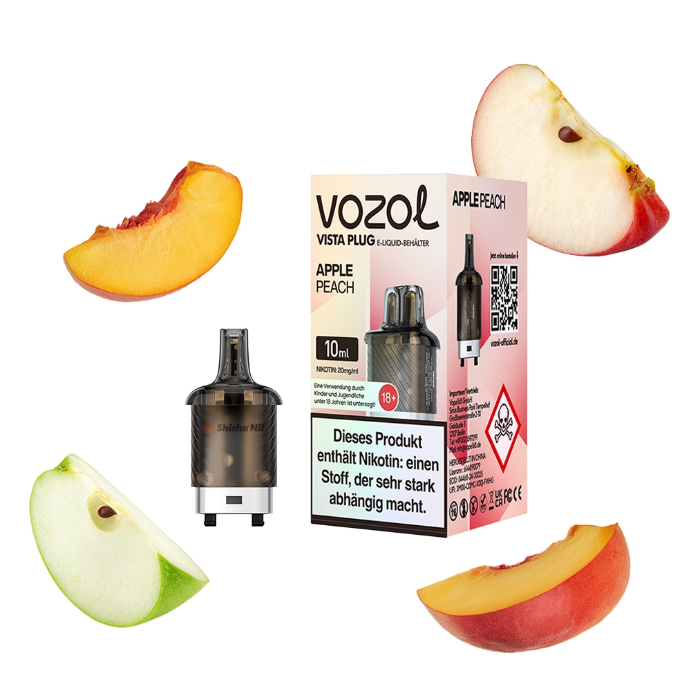 Vozol Vista Plug Pod 10ml - Apple Peach