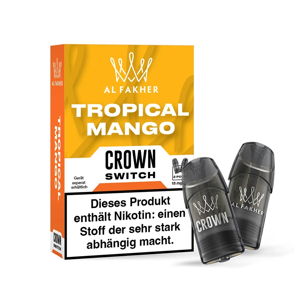 Al Fakher Crown Switch Pod (2er Pack) - Tropical Mango