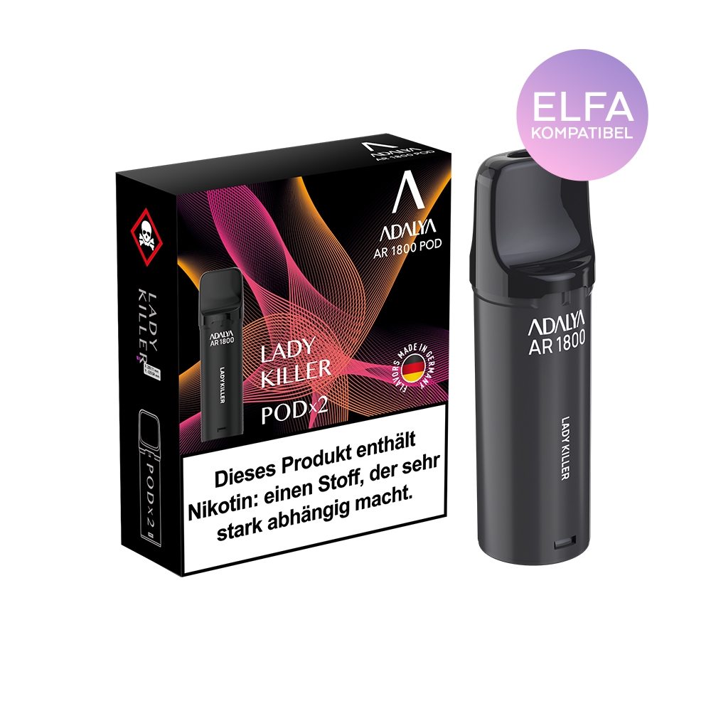 Adalya AR1800 Pod (2stk) - Lady Killer 20mg