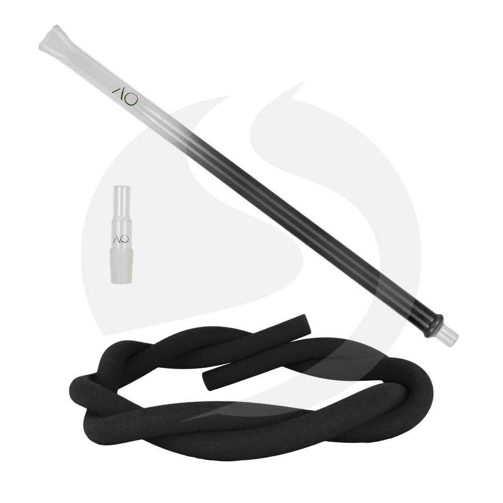 AO Hookah Glasmundstück SET - Flat Black