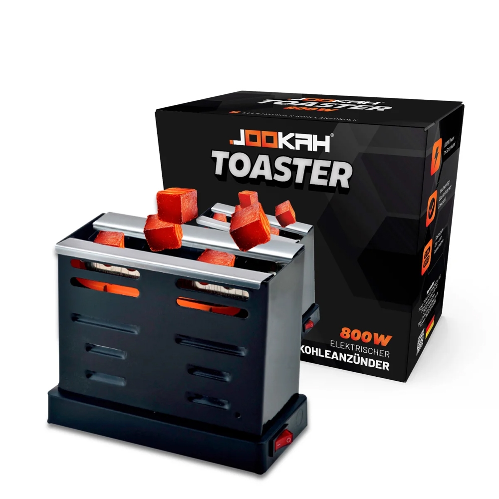 Jookah Elektrische Kohleanzünder Toaster 800W