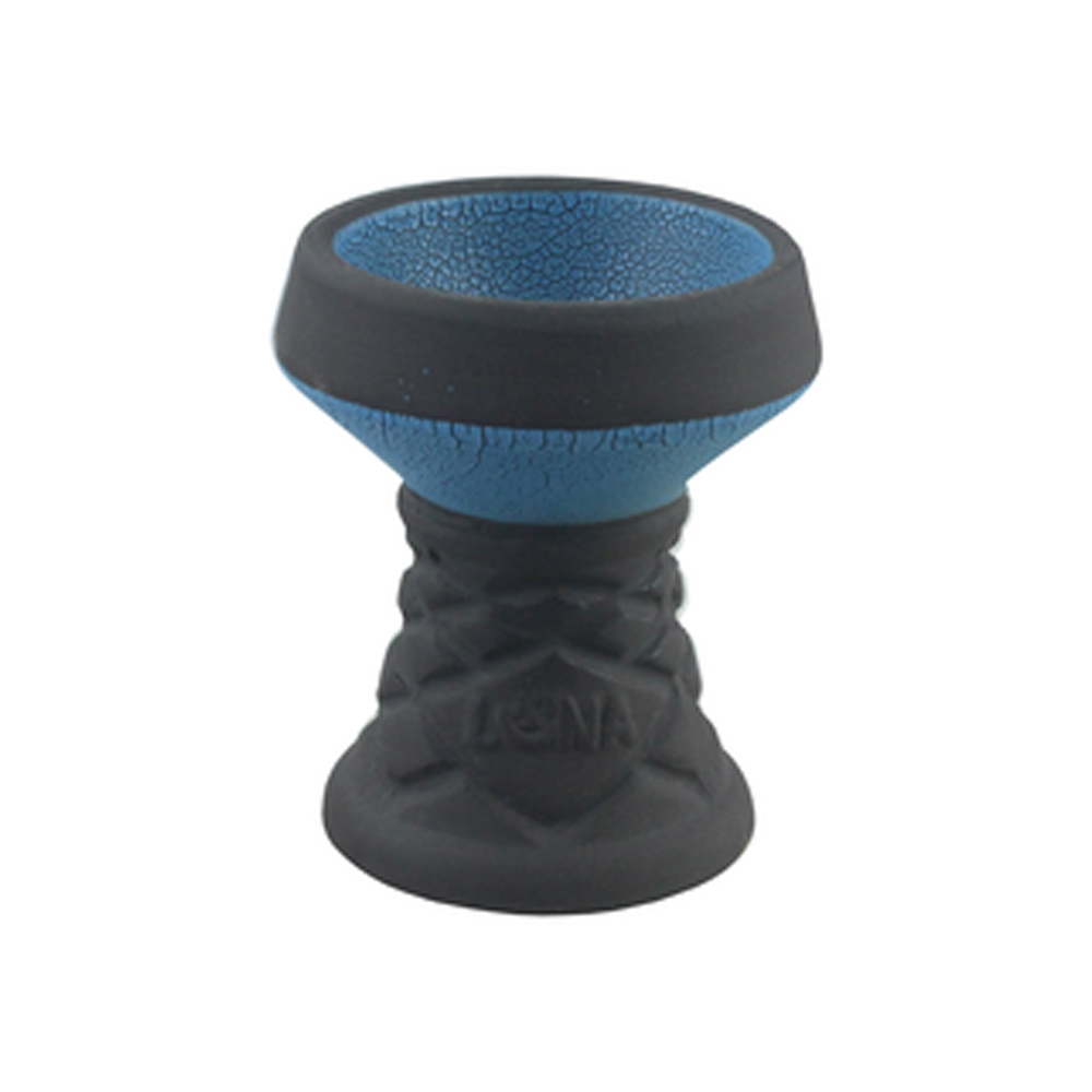 Luna Hookah Steinkopf mit Sieb - Blau