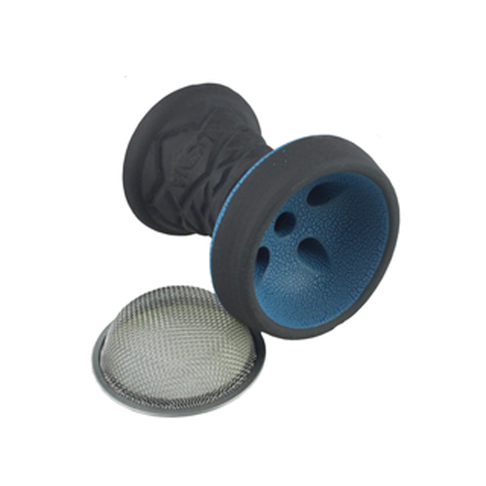 Luna Hookah Steinkopf mit Sieb - Blau