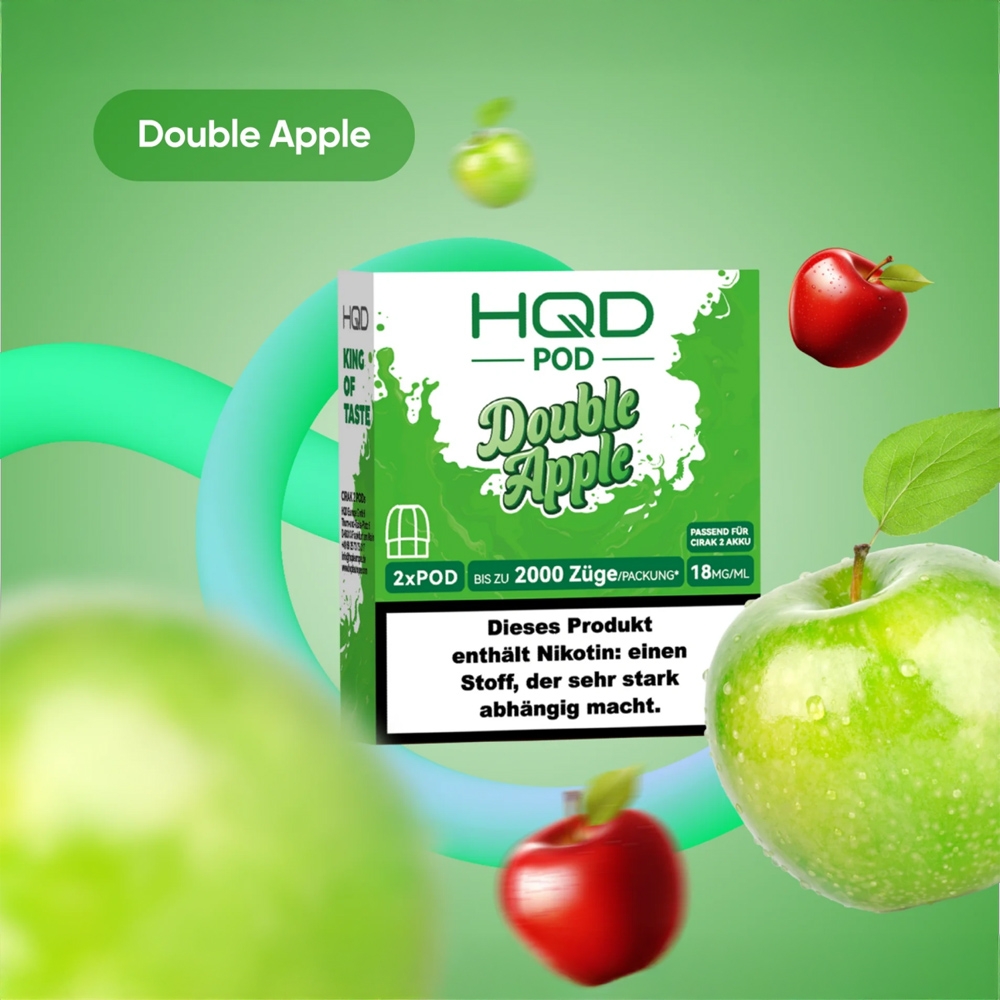 HQD Cirak 2 - Double Apple - Pod (2er Pack)