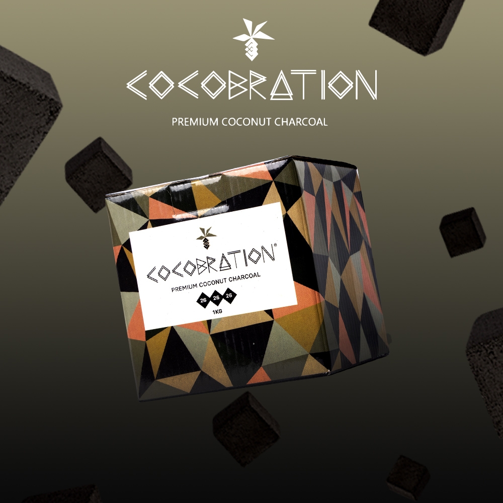 Cocobration Premium Kohle 26er - 1kg