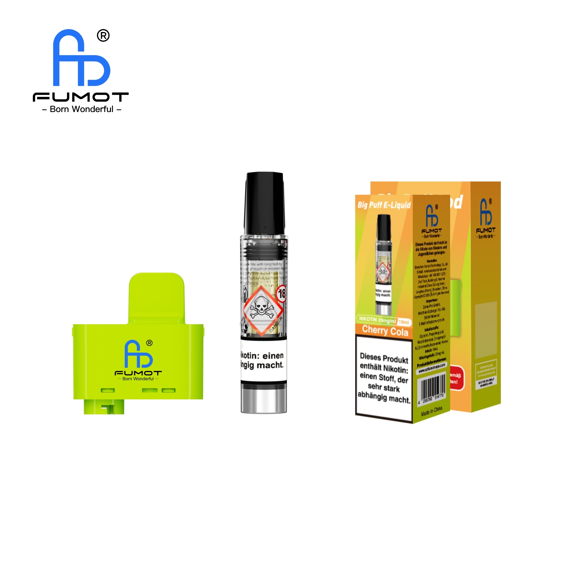 RandM Tornado Big Puff Pod Set - Cherry Cola