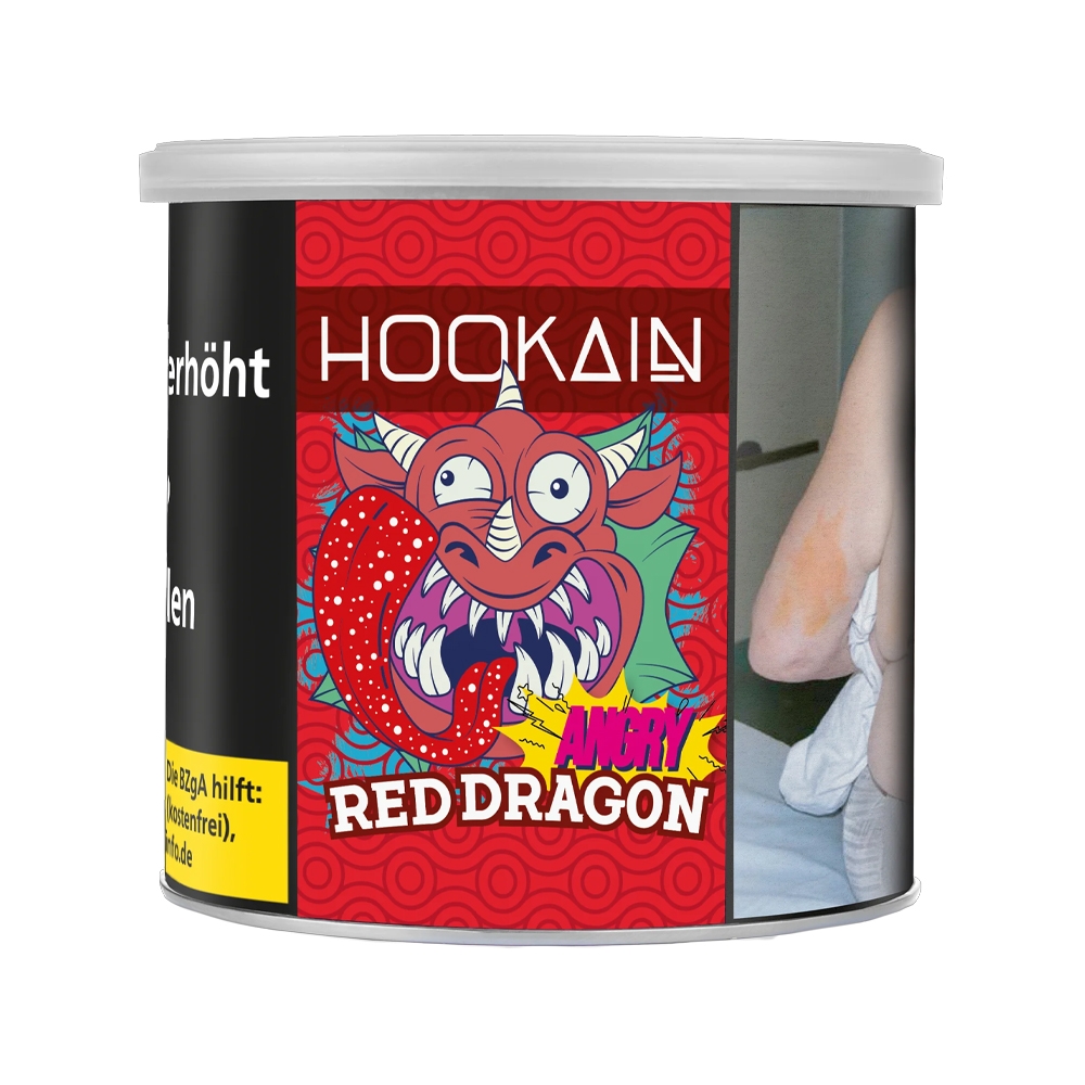 Hookain Tobacco 200g - Angry Red Dragon