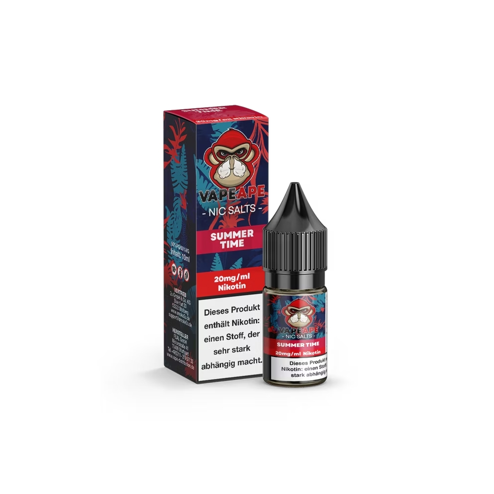 VapeApe Nic Salt Liquid 20mg - Summertime 