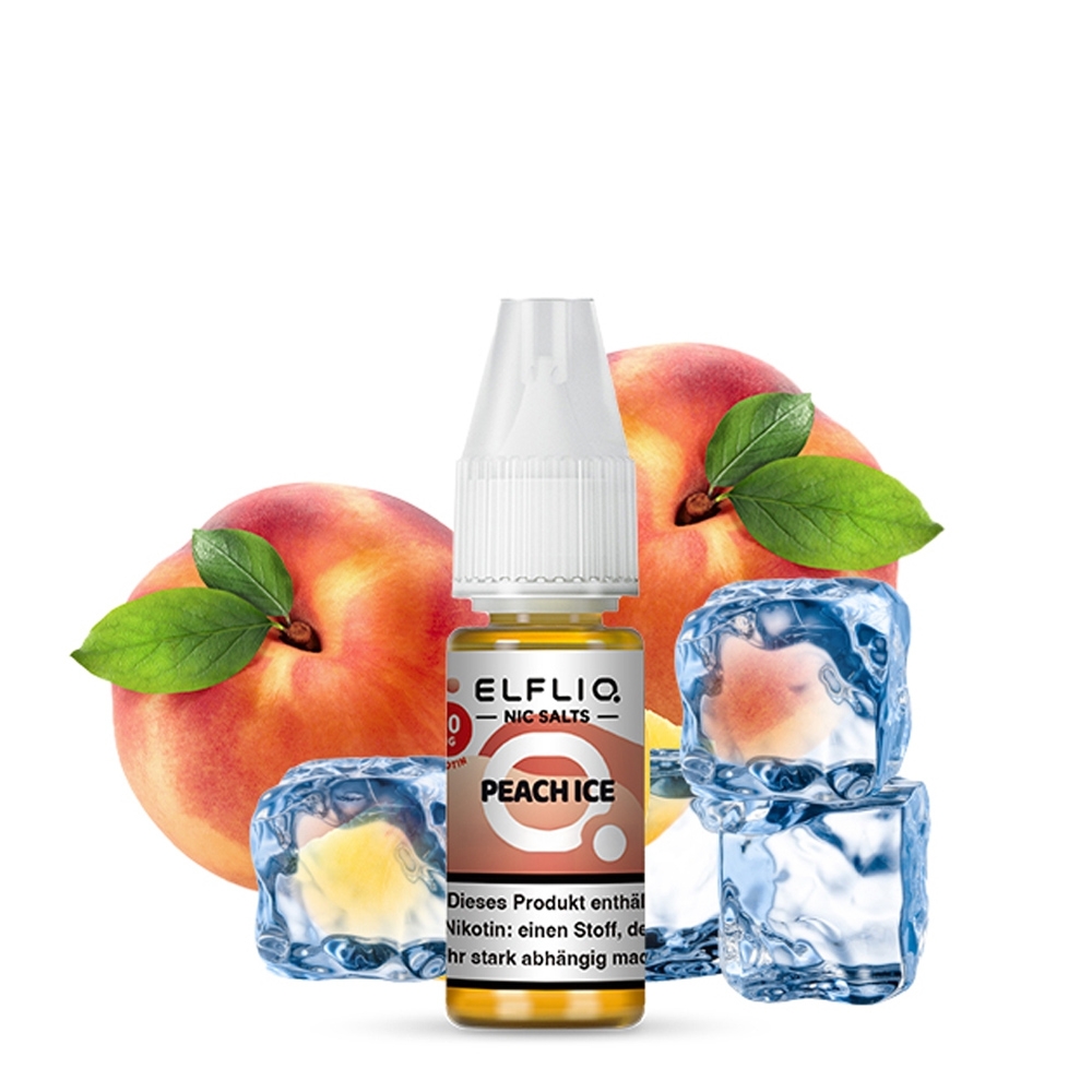 ELFLIQ Nikotinsalz Liquid 10mg - Peach Ice