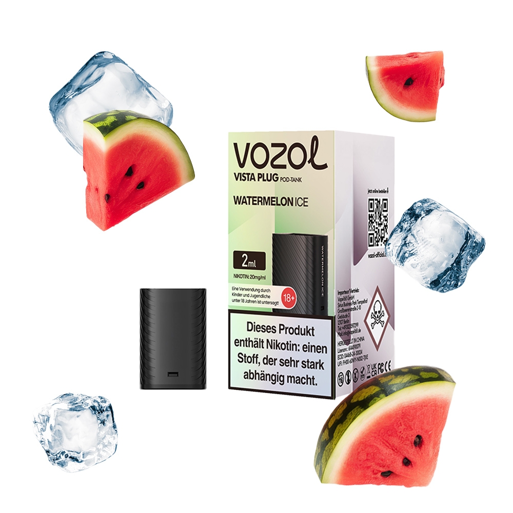 Vozol Vista Plug Verdampfer Pod 2ml - Watermelon Ice