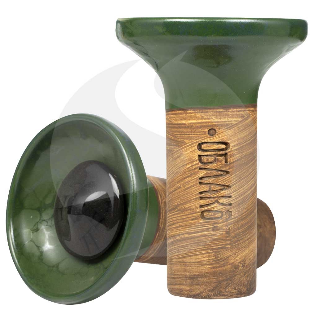 Oblako Flow Phunnel Glazed - Black on Marble Matt Dark Green/Blue 