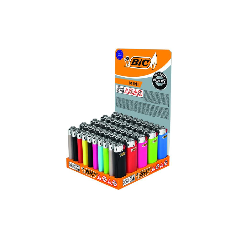BIC Mini J25 Reibrad Feuerzeug Bunt