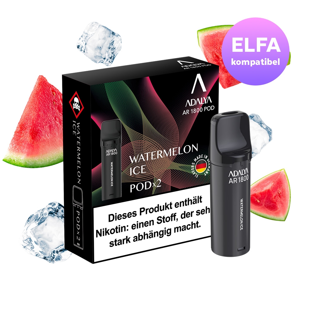 Adalya AR1800 Pod (2stk) - Watermelon Ice 20mg