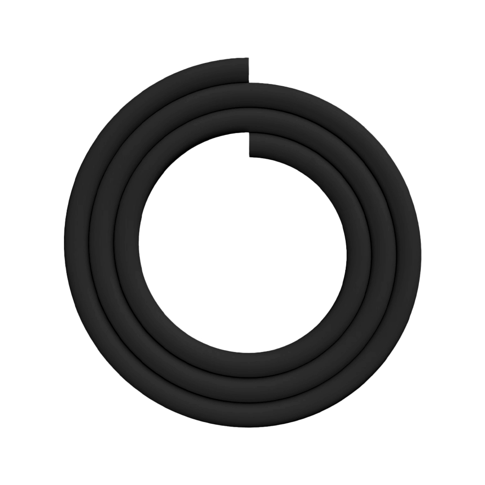 Caesar Silikonschlauch Matt - Schwarz
