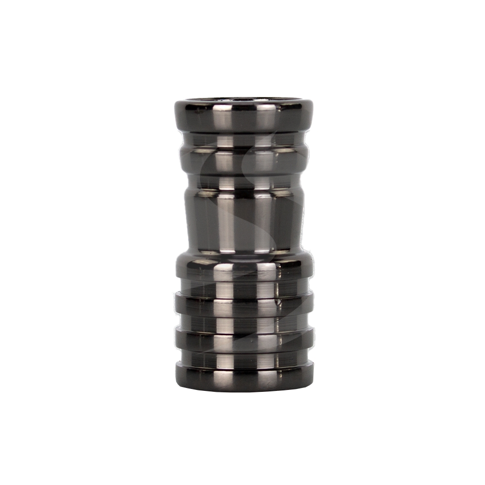 Amy Big Schlauchadapter - Dark Chrome