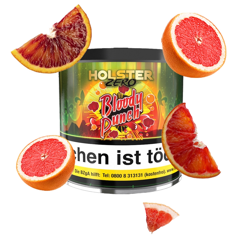 Holster Tobacco Zero 75g - Bloody Punch