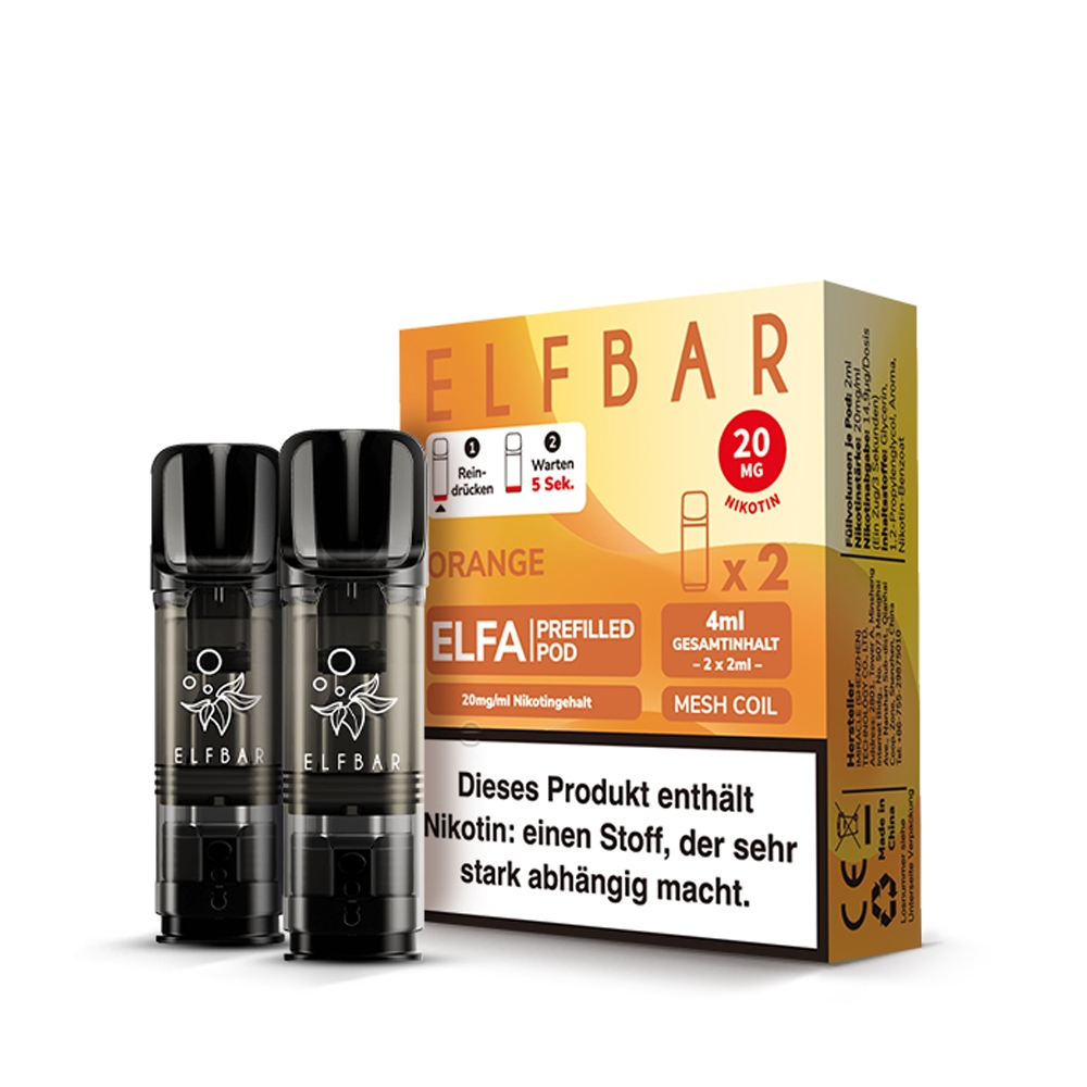 Elfbar ELFA POD (2stk) - Orange 20mg