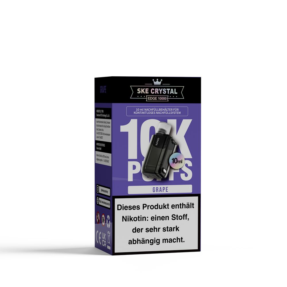 SKE Crystal Edge 10k Pod 10ml - Grape