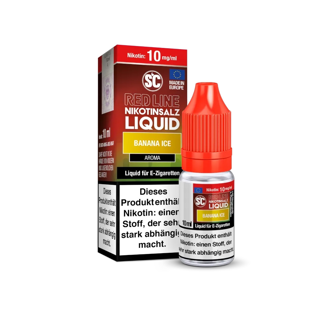 SC Red Line Nikotinsalz Liquid 10mg - Banana Ice