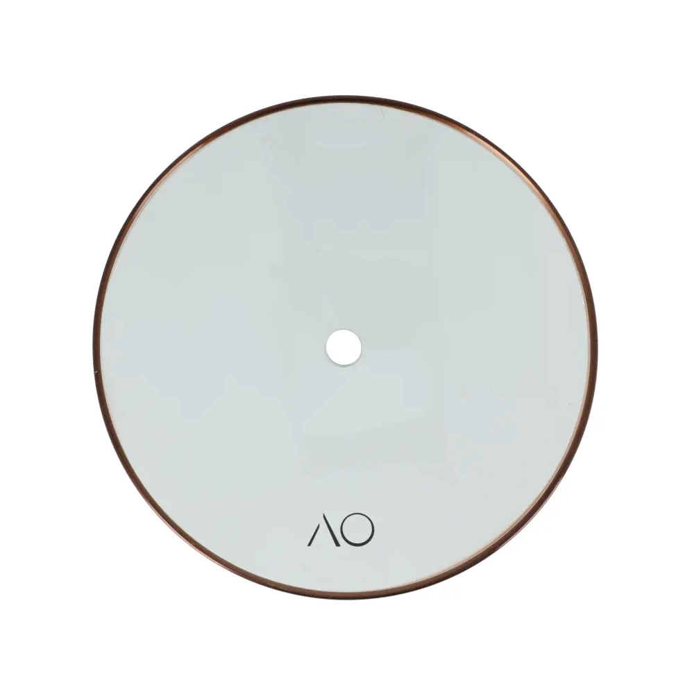 AO Glas-Kohleteller - Rose Gold