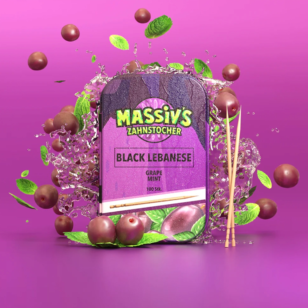 Massiv´s Zahnstocher - Black Lebanese