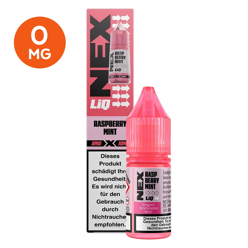 Nexliq Liquid 0mg - Raspberry Mint