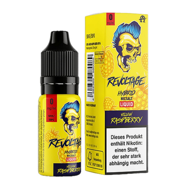 Revoltage Nikotinsalz Liquid 0mg - Yellow Raspberry