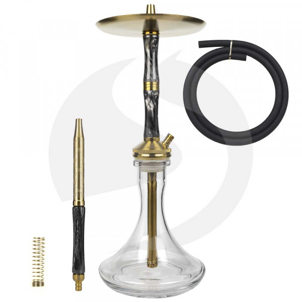 Diamond Hookah Excelsior - Gold/Clear