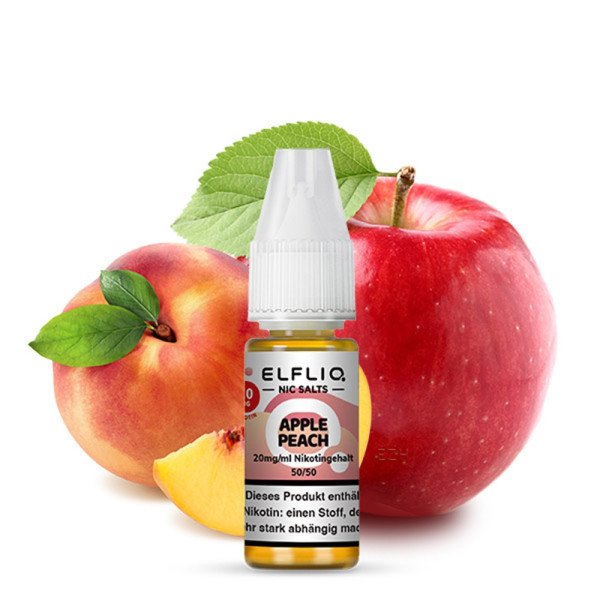 ELFLIQ Nikotinsalz Liquid 10mg - Apple Peach
