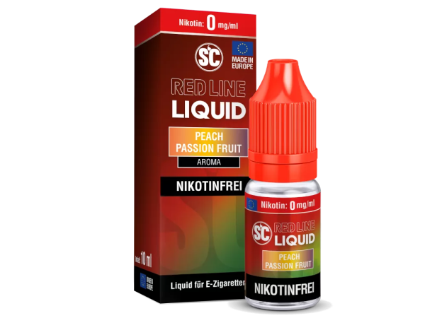 SC Red Line Liquid 0mg - Peach Passion Fruit