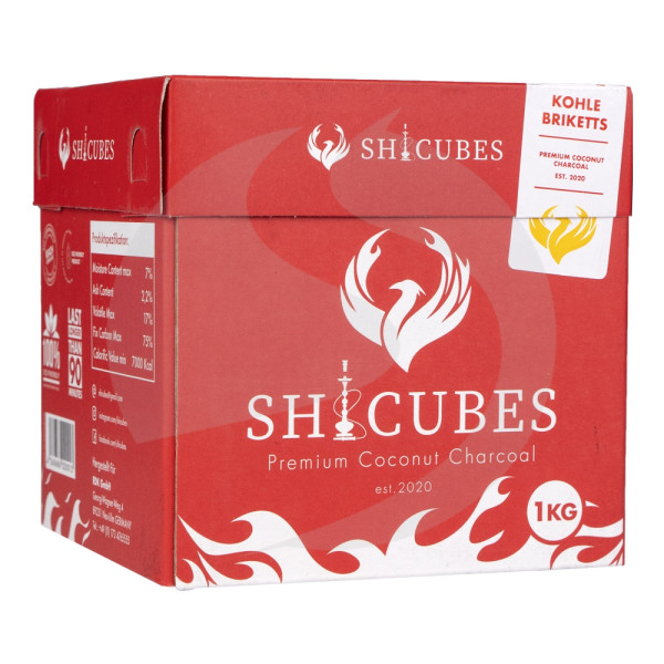 ShiCubes Shisha Kohle 26mm - 1kg