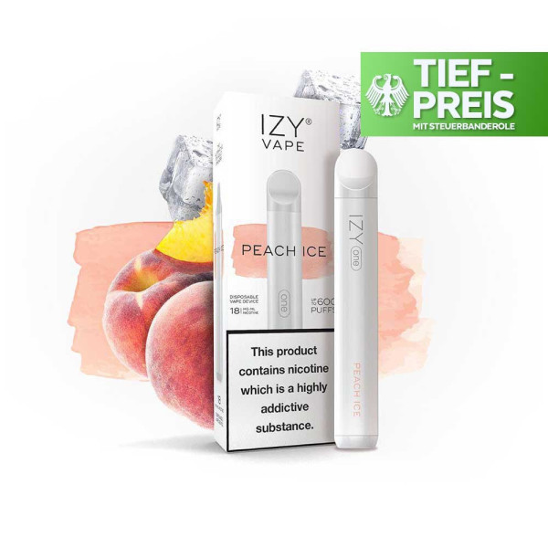 IZY Vape 600 by True Passion 18mg - Peach Ice