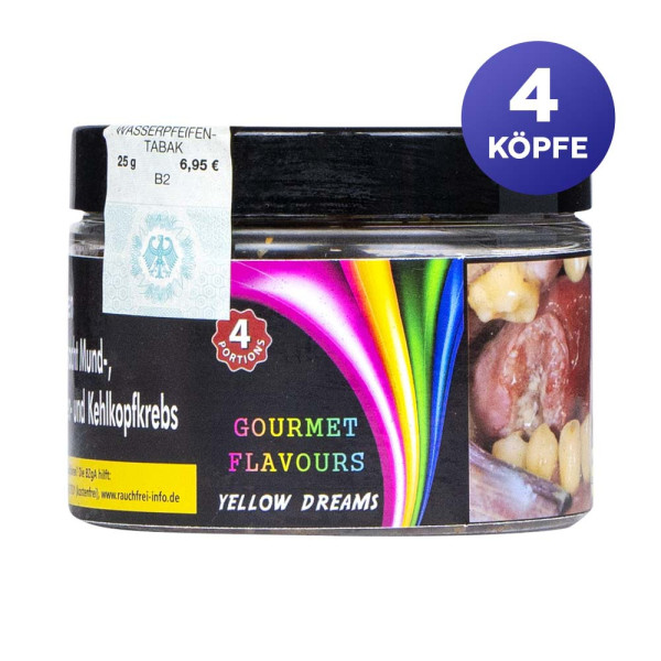 Gourmet Flavours Tabak 25g - Yellow Dreams