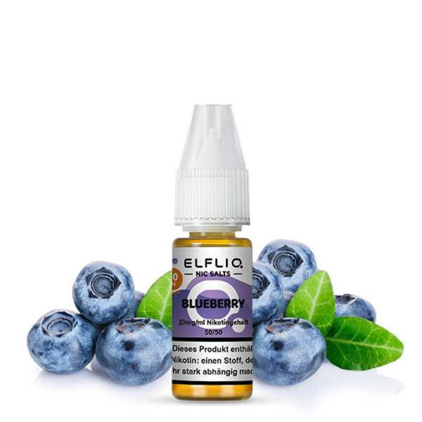ELFLIQ Nikotinsalz Liquid 10mg - Blueberry