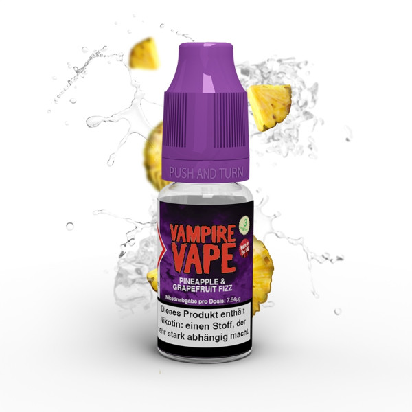 Vampire Vape E-Liquid 10ml 0mg - Pineapple Grapefruit Fizz