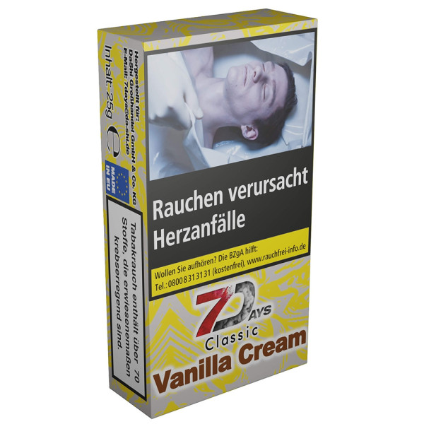 7 Days Tabak Classic 25g - Vanilla Cream