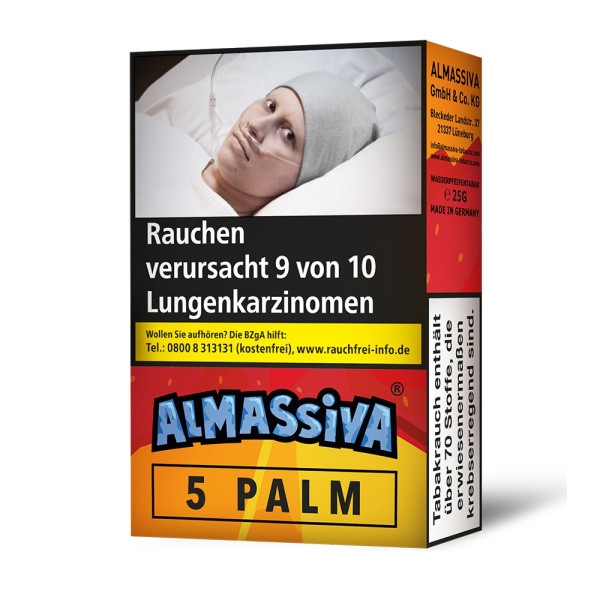 ALMASSIVA Tobacco 25g - 5 Palm