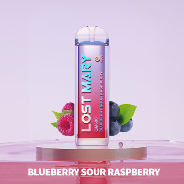 Elfbar Lost Mary QM600 E-Shisha 20mg - Blueberry Sour Raspberry