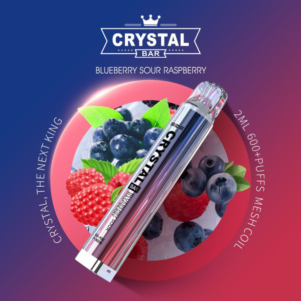 SKE Crystal Bar 600 - Blueberry Sour Raspberry 20mg