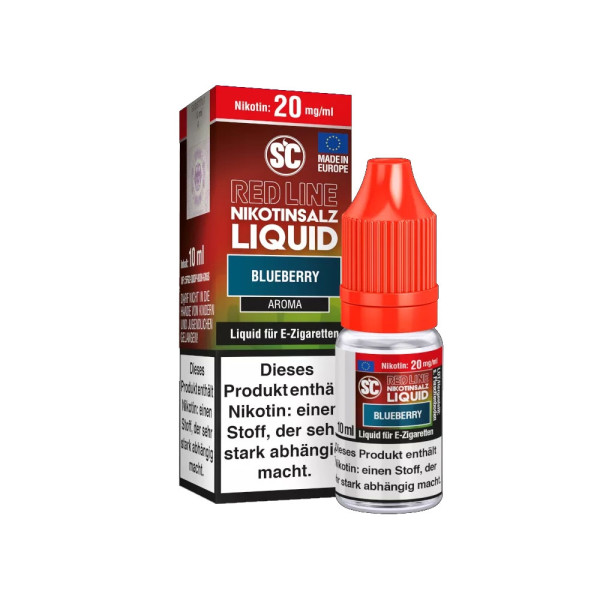 SC Red Line Nikotinsalz Liquid 20mg - Blueberry