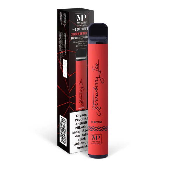 MyPaff Einweg E-Zigarette 600 - Strawberry Ice