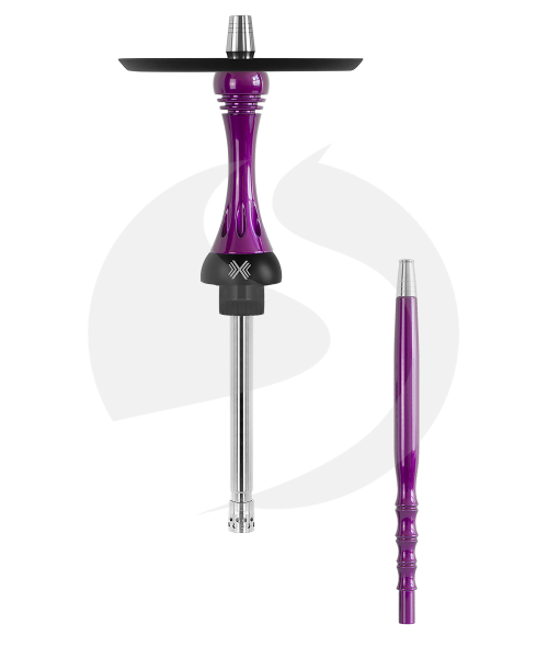 Alpha Hookah Model X Rauchsäulenset - Purple